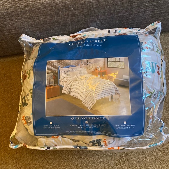 Kids Quilt & Sheets - Alphabet - Picture 3 of 7